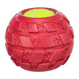 PNEU EM BORRACHA NATURAL COM BOLA DE TÉNIS