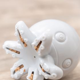 BOLA PARA SNACKS "POLVO" EM BORRACHA TPR