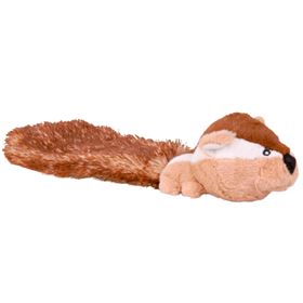 ESQUILO EM PELUCHE COM CAUDA LONGA