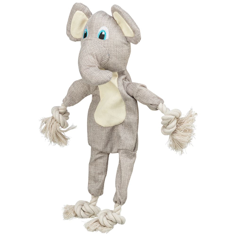 ELEFANTE COM CORDA E TECIDO