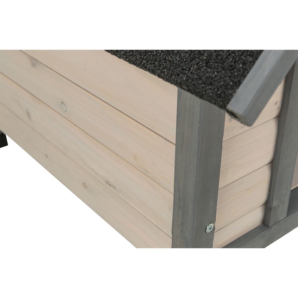 CASOTA DE MADEIRA "NATURA" COM TELHADO