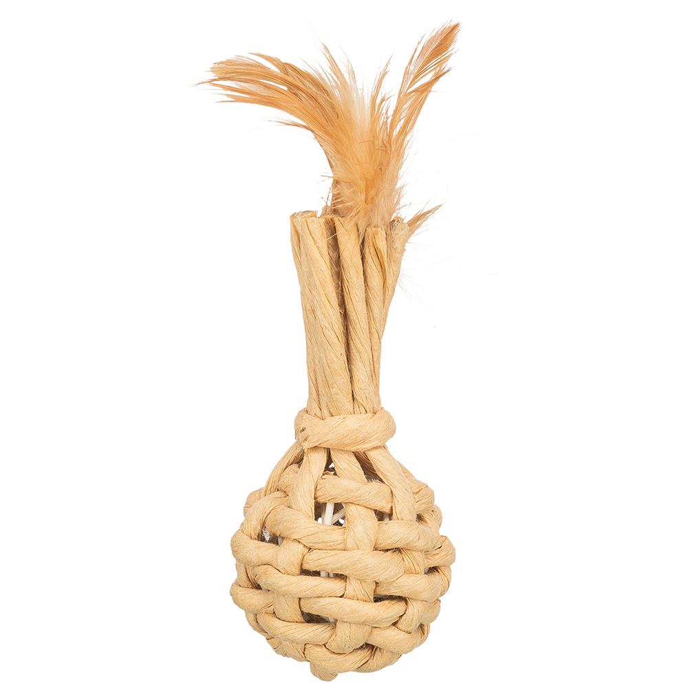 BRINQUEDO EM FIO DE PAPEL COM PENAS