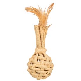 BRINQUEDO EM FIO DE PAPEL COM PENAS