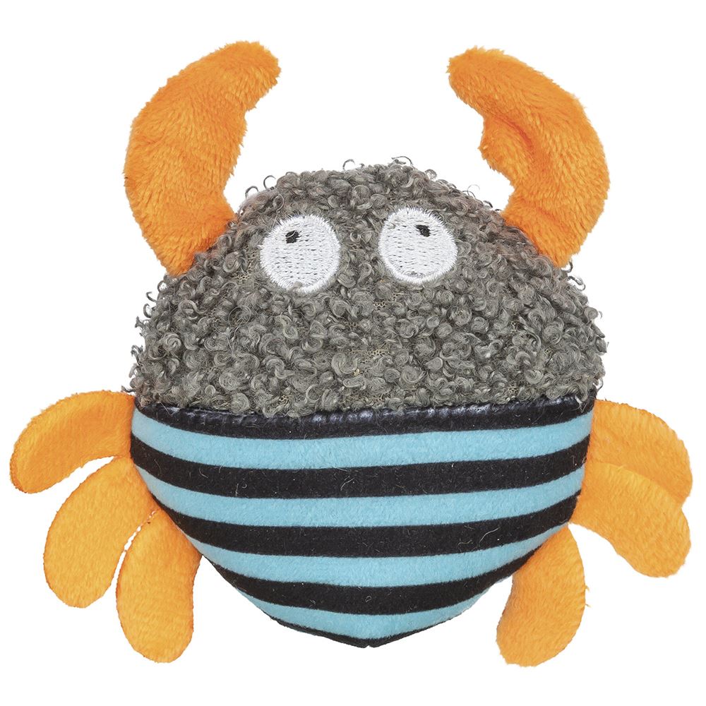 CARANGUEJO EM PELÚCIA COM CATNIP