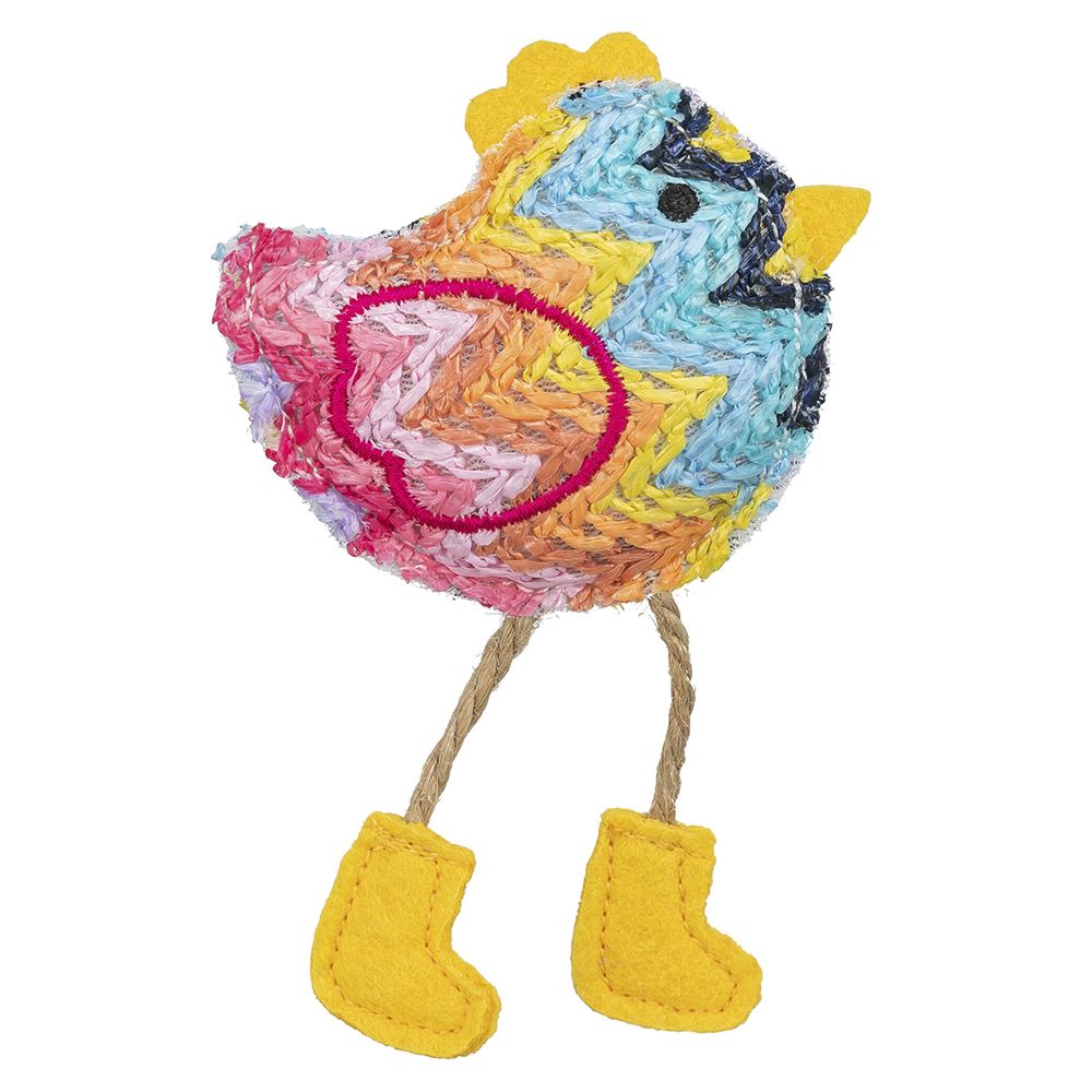 GALINHA EM POLIÉSTER COM CATNIP