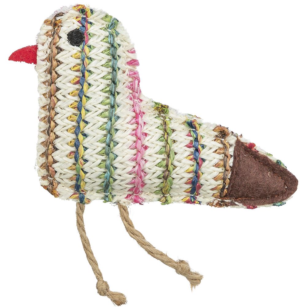 PÁSSARO EM POLIÉSTER COM CATNIP