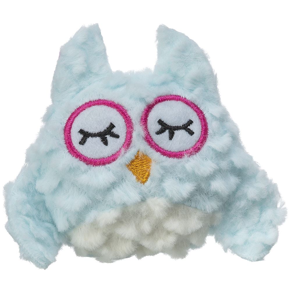 CORUJA EM PELÚCIA COM CATNIP