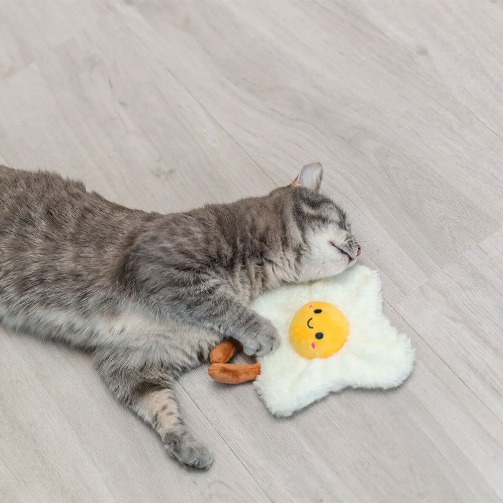 OVO ESTRELADO EM PELUCIA COM CATNIP DOS EUA